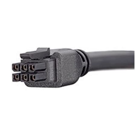 Molex Push-In Wire Connector, 20 AWG Max, Black, Nylon Insulation, 300 V, 5.6 A 2451320605